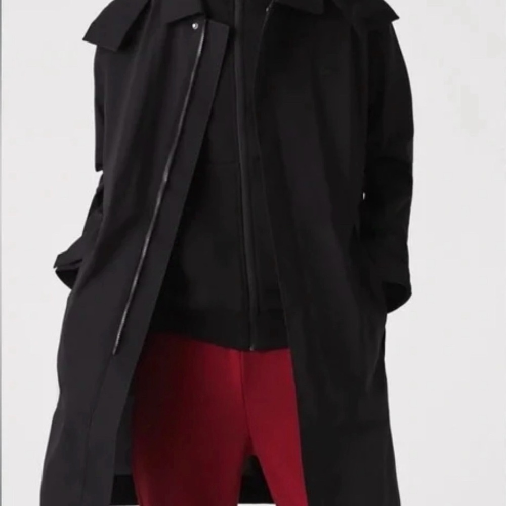 Men’s Detachable Hood Knee-Length Water-Resistant Parka